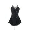 Jerry's Ice Skating Dress - 90 Mirror (Black) -SkateHaven Store 8f861669c99a 68787.1649884066