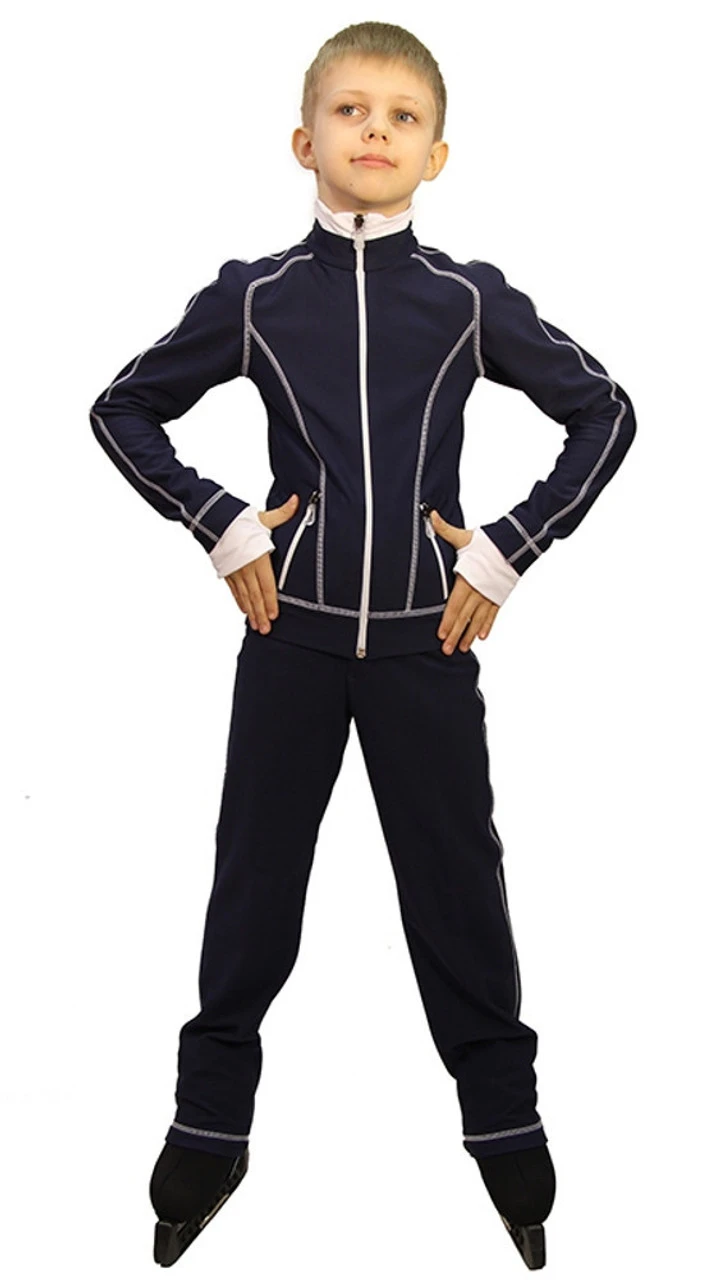 IceDress Figure Skating Thermal Pants - Todes For Boys(10% OFF, Size CXXXS,Gray With White Line) 3 IceDress Figure Skating Thermal Pants - Todes For Boys(10% OFF, Size CXXXS,Gray With White Line)