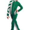 IceDress Figure Skating Outfit - Thermal - Cross-Roll (Green With White) -SkateHaven Store 94073106744f 00581 37464 71581.1582430513