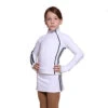 IceDress Figure Skating Skirt - Thermal - Olympus (White With Black Lamps) -SkateHaven Store 96638be3fb00 63283 84946.1601493926