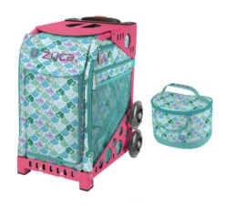 Zuca Sport Bag - Kokomo Mermaid W/Lunchbox (Limited Edition/Pink Frame)