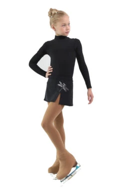 IceDress - Figure Skating Skirts - Rogue (Black With Dragonfly ) -SkateHaven Store 9aa3570ec7ab 55511 62639 28976.1582521466