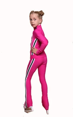 IceDress Figure Skating Pants - Thermal - Olympus (Fuchsia With White Lamps) -SkateHaven Store 9ab21c686310 06837 98274 33453.1601469278