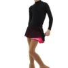 IceDress - Figure Skating Skirts - Harmony (Black With Hot Pink ) -SkateHaven Store 9d162096ab15 76413 03185.1582440653
