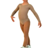 ChloeNoel BL02 Bodywear Long Sleeved Leotard (Nude) -SkateHaven Store BL02 Bodywear Front 1 1 1 1 1 1 1 1 23871.1434738749.1280.1280 54550.1675806429