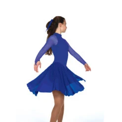 Jerry's Ice Skating High Neck Dance Dress - Solitaire Style F22017 -SkateHaven Store D22017P Royal Side 14716.1662645051
