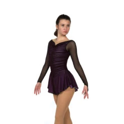 Jerry's Ice Skating Shadow Colour Dress - Solitaire Style F22005 -SkateHaven Store F22005P Purple C Mesh Front 21033.1662553210