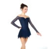 Jerry's Ice Skating Dress - Solitaire Style F23023 2 Jerry's Ice Skating Dress - Solitaire Style F23023 -SkateHaven Store F23023P Navy C Front 28872.1682508390