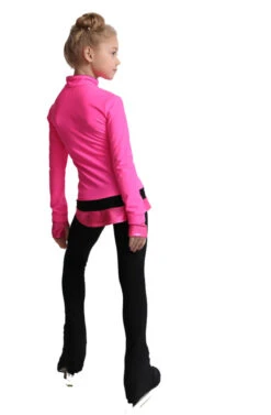 IceDress Figure Skating Outfit - Thermal - Tutti Frutti(Hot Pink With Black) -SkateHaven Store IMG 4859 600x917 69463 44766 44756.1582434035