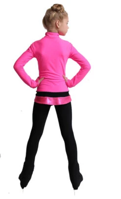 IceDress Figure Skating Outfit - Thermal - Tutti Frutti(Hot Pink With Black)
