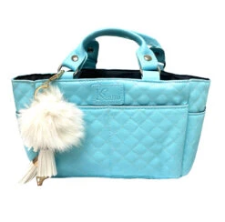 Kami-So Ice Skating Rink Tote - (Cloud Nine) With White Charm