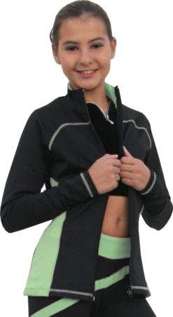 ChloeNoel J06 2Tone Princess Seam Figure Skating Jacket (30% OFF) -SkateHaven Store J06 LG 2 1 1 1 44859.1435015756.1280.1280 44992.1684793085