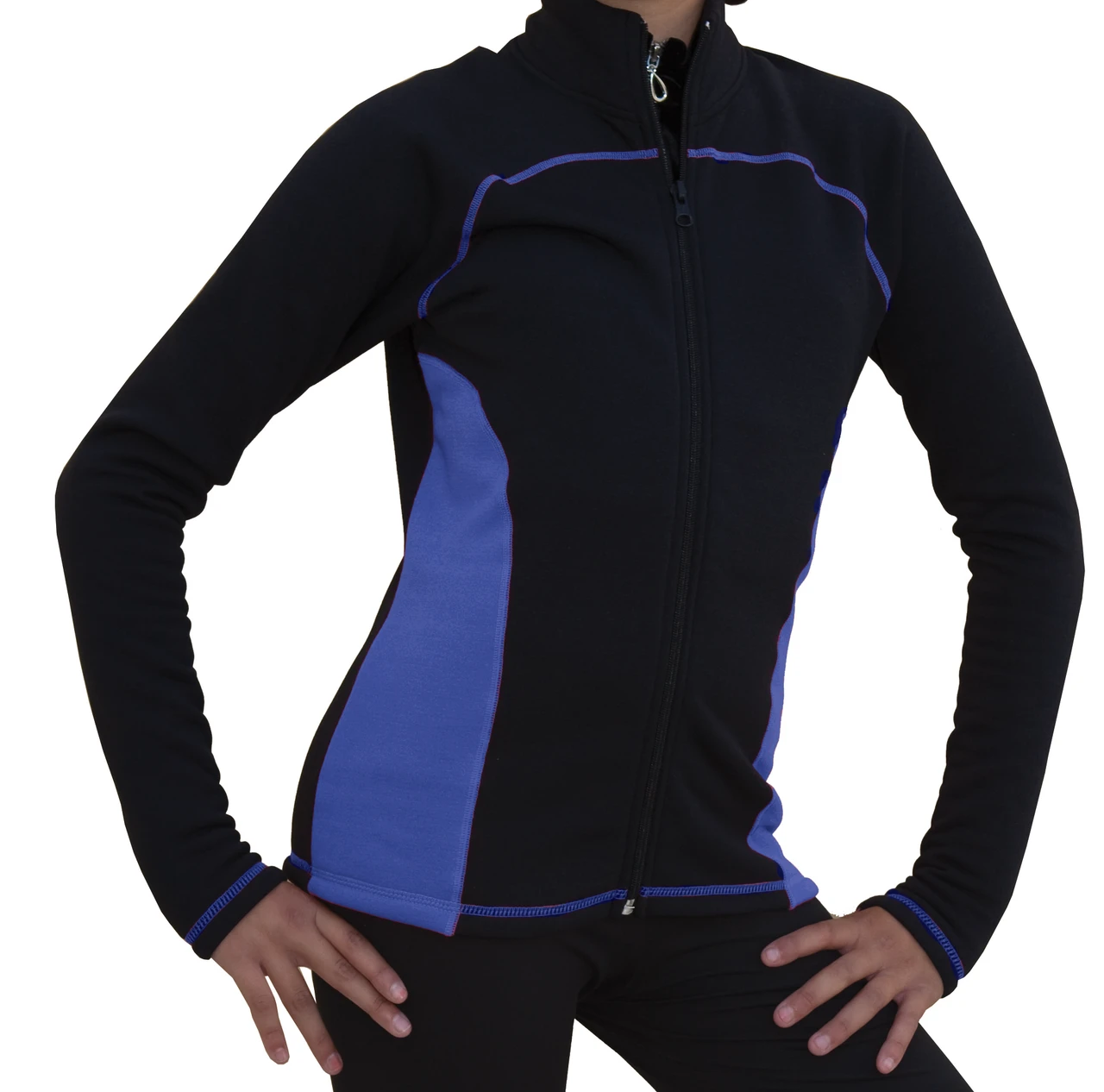 ChloeNoel J12 Princess Seam Fitted Figure Skating Jacket - Image 3