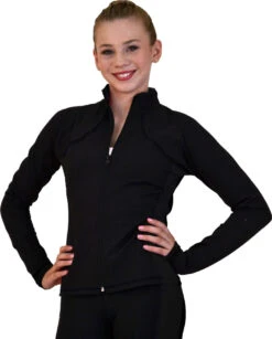 ChloeNoel JS08 Supplex Rider Style Figure Skating Jacket -SkateHaven Store JS08 BB small 88462.1666907381