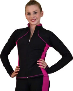 ChloeNoel JS08 Supplex Rider Style Figure Skating Jacket -SkateHaven Store JS08 FS small 79738.1666907381
