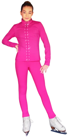 ChloeNoel JS735 Solid Color Elite Figure Skating Jacket W/ Thumb Holes W/ Thumb Holes And Swarovski Crystal Design 10 ChloeNoel JS735 Solid Color Elite Figure Skating Jacket W/ Thumb Holes W/ Thumb Holes And Swarovski Crystal Design -SkateHaven Store JS735 PS711 CP Crystals 33757.1685561723