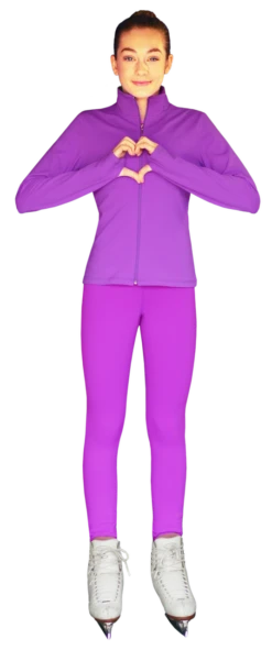 ChloeNoel JS735 Solid Color Elite Figure Skating Jacket W/ Thumb Holes 10 ChloeNoel JS735 Solid Color Elite Figure Skating Jacket W/ Thumb Holes -SkateHaven Store JS735 PS711 PW 12396.1655361690