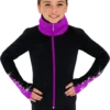 Chloe Noel JS883P Contract Elite Polartec Spiral Fleece Figure Skating Jacket With Crystals -SkateHaven Store JS883P PW 29965.1655362100