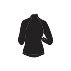 JT98 Princess Seam Fitted Figure Skating Jacket With Zipper Pocktes & Thumb Holes -SkateHaven Store JT98 Back 87742.1683658043