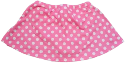 ChloeNoel K01 Aline Skate Skirt FUCHSIA DOT (30% OFF, AS)