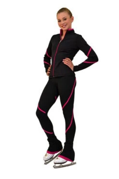 ChloeNoel P76 Heavy Poly Spandex Pipings Swirl Skate Figure Skating Pants -SkateHaven Store P76 J76 Full Front2 FS 1 1 1 1 1 1 1 87533.1434067499.1280.1280 79342.1674786178