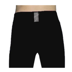 ChloeNoel PS735 Solid Over-the-hill Skate Elite Figure Skating Pants With Front Pocket And Swarovski Crystal Block -SkateHaven Store PS735 BB block 63925.1655362234