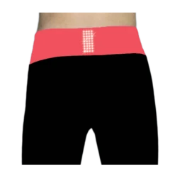 ChloeNoel PS792 3" Waist Band Black/Color Cuffs Elite Figure Skating Pants & Front Pocket & Swarovski Crystal Block -SkateHaven Store PS792 CR back 24145.1655362204