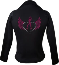 Kami-So Polartec Ice Skating Jacket - Skater Heart Wings 3