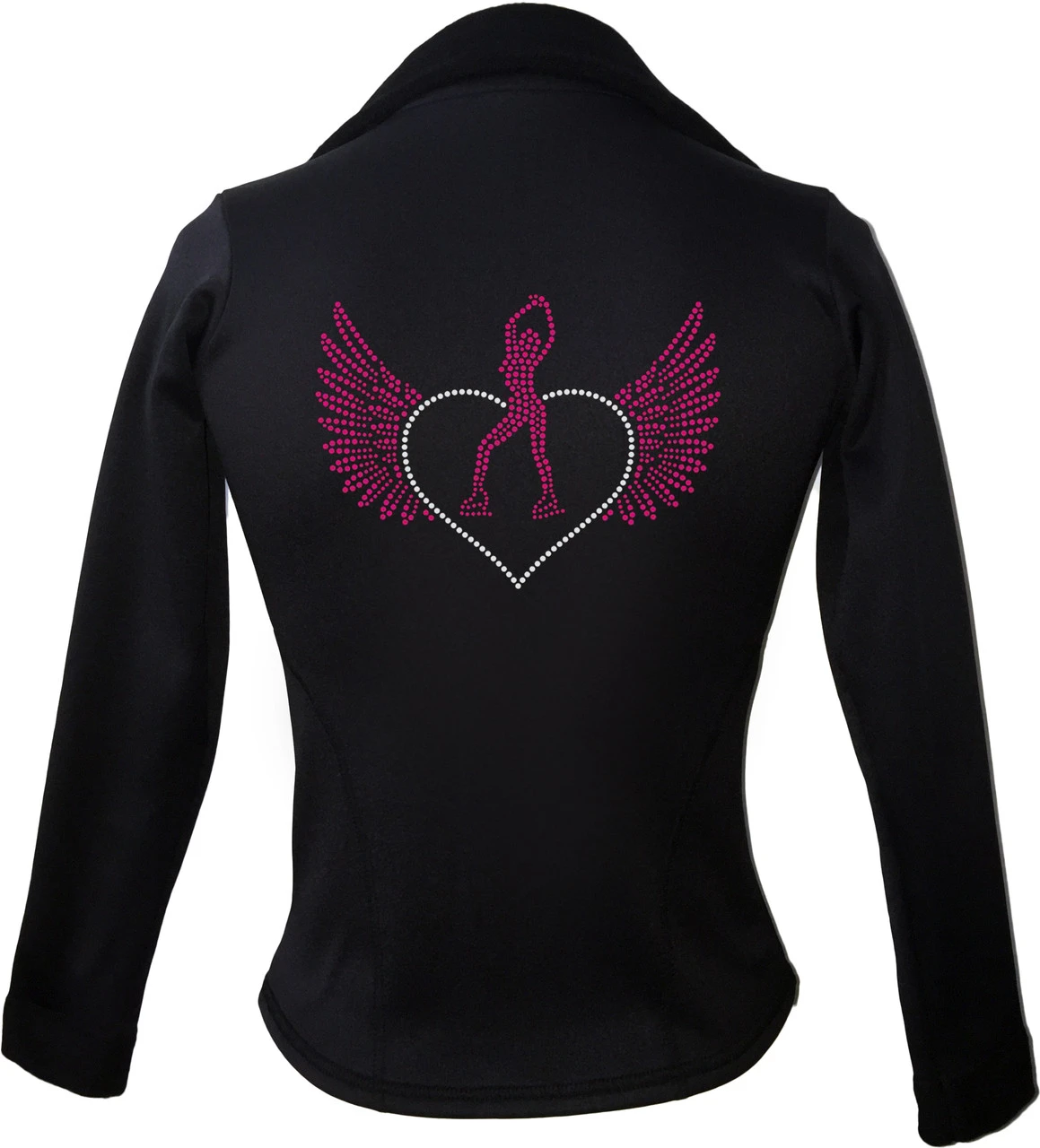 Kami-So Polartec Ice Skating Jacket - Skater Heart Wings 3 3 Kami-So Polartec Ice Skating Jacket - Skater Heart Wings 3