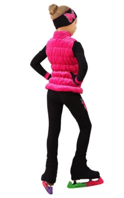 IceDress Figure Skating Outfit - Thermal - Velvet Butterfly With Vest (Hot Pink) -SkateHaven Store a1a7586933ed 18067 46034 66169.1582444690