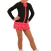 IceDress Figure Skating Dress - Thermal - Buff (Black With Hot Coral) -SkateHaven Store a2f4f6b16b26 77498 37448.1582487605