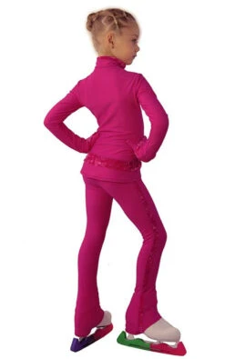 IceDress Figure Skating Outfit - Thermal - Butterfly(Fuchsia With Velvet And Crystals Preciosa) 7 IceDress Figure Skating Outfit - Thermal - Butterfly(Fuchsia With Velvet And Crystals Preciosa) -SkateHaven Store a5f1ee2ba746 47180 62546 38727.1582443223