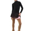 IceDress - Figure Skating Skirts - Harmony (Black With Light Pink ) -SkateHaven Store ac4bc5187029 99129 34485.1582498722