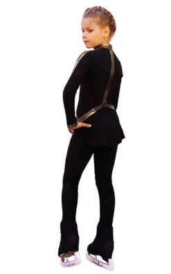 IceDress Figure Skating Dress - Arabesque 2 (Black With Gold Line) -SkateHaven Store ae4f601843a27773d031af456a09700f 61327 16795 88454 89013 33016 43657.1582447932