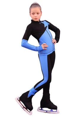 IceDress Figure Skating Outfit - Thermal - Space (Black With Blue) -SkateHaven Store af3363126346 05276 17951 18251.1582431259