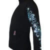 Ice Skating Jacket With "Aqua Swirls" Rhinestones Design -SkateHaven Store aquaswirlsjacket 10849.1667939210