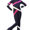IceDress - Figure Skating Training Overalls - Quad (Dark Blue. Fuchsia And White) -SkateHaven Store b02b09414356 70865 55400.1582442564