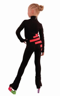 IceDress Figure Skating Outfit - Thermal - IceCode (Black With Coral) -SkateHaven Store b105176babc6 22180 29551 56315.1582433745