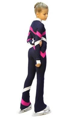 IceDress - Figure Skating Training Overalls - Quad (Dark Blue. Fuchsia And White) -SkateHaven Store b615f040648f 63886 97965.1582442564