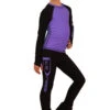 IceDress Figure Skating Outfit - Thermal - IceDress Lite (Linglish With Leggings) (Black With Purple) -SkateHaven Store b62ee29564b6 78326 84644 01083.1582432122