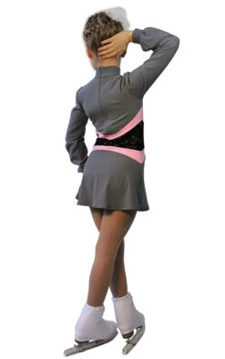 IceDress Figure Skating Dress-Thermal - Jackson (Light Grey With Pink Belt) -SkateHaven Store b70d08cfb539ccb1fe96a84bd51b9b70 83877 73062 20733 33753 43389 19261.1582447342