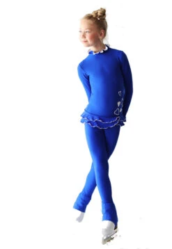 IceDress Figure Skating Outfit - Thermal - Minx (CornFlower With White) -SkateHaven Store b92b65f1831a 64924 88226.1582481204