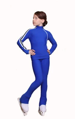 IceDress Figure Skating Pants - Thermal - Olympus (Cornflower Blue With White Lamps) -SkateHaven Store bf671cb5c9ad 58162 76875 47032.1601469398