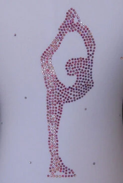 White Figure Skating Jacket With "Biellmann" Applique -SkateHaven Store billmannwj231 10042.1667938492