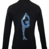 Figure Skating Jacket By Ice Fire - Blue Crystals Biellmann Applique -SkateHaven Store bluecrystalsbielmannicefirejacket 53918.1667938596