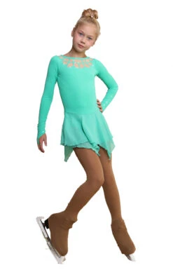 IceDress Figure Skating Dress - Thermal - Oriental Tale (Mint) -SkateHaven Store c1ed49bf2428 84460.1601394564