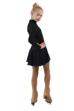 IceDress - Figure Skating Skirts - Harmony (Black With Blue ) -SkateHaven Store c9a9289bf22f 71967 49580 31282.1582511698
