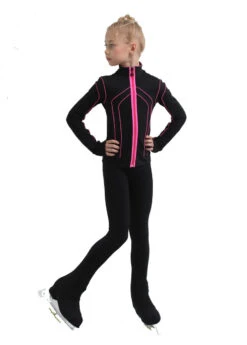 IceDress Figure Skating Outfit - Thermal - Kant (Black With Hot Pink) -SkateHaven Store cb37c8246d82 09939 78167.1582496560