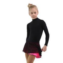 IceDress - Figure Skating Skirts - Harmony (Black With Hot Pink ) -SkateHaven Store cb8e472c6cbf 14087 68568 64333.1582511856