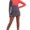 IceDress Figure Skating Dress - Thermal - IceFashion (Light Grey And Hot Coral) -SkateHaven Store cba18fac10e3 93644 15828 25986.1582465426